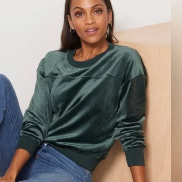 EVEREVE Raegan Velour Pullover - Picture 1 of 8